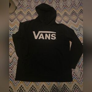 VANS Classic Black Pullover Hoodie Sweatshirt Hoodie